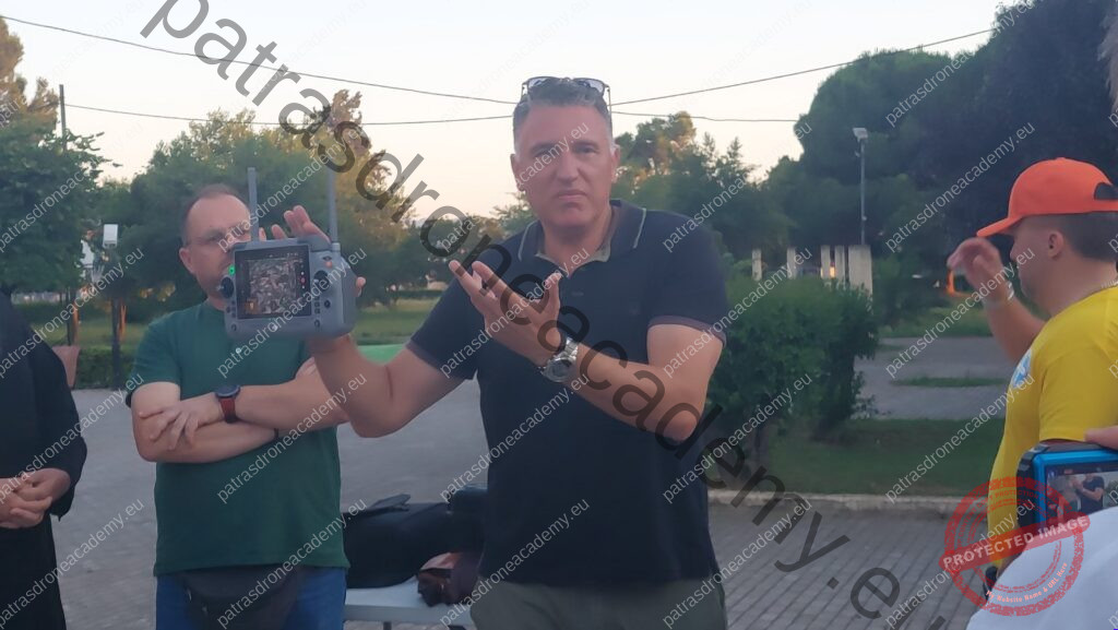 παρουσίαση drone θερμικής κάμερας στην ΕΔΑ Αγρινίου