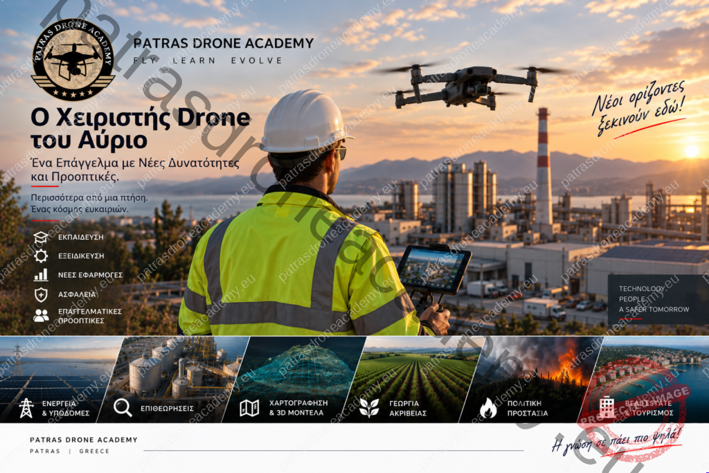 Χειριστής Drone του Αύριο  Επαγγελματική Εκπαίδευση | Patras Drone Academy