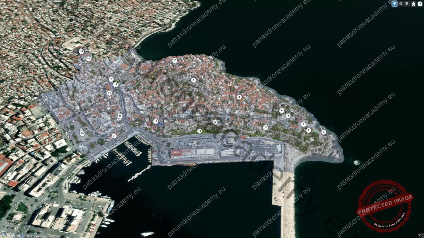 Ο 3D χάρτης της Καβάλας του Kavala Places