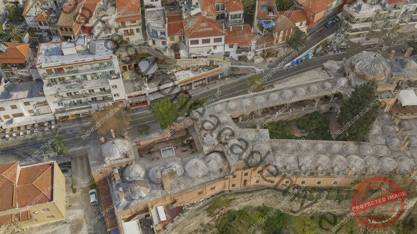 Το 3D μοντέλο της Παλιάς Πόλης της Καβάλας από ψηλά